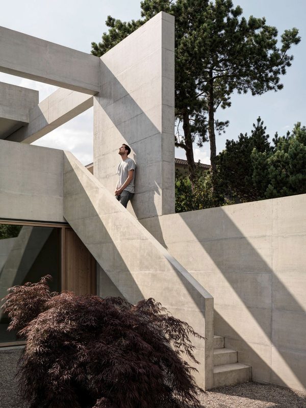 Swiss Cubic House Tour, A Contemporary Concrete Landmark