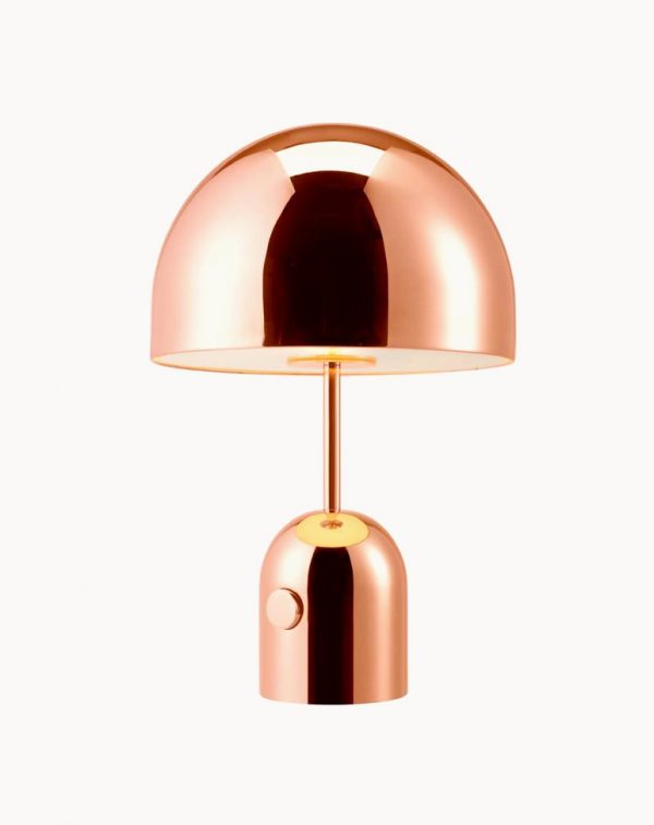 copper bedroom lamps