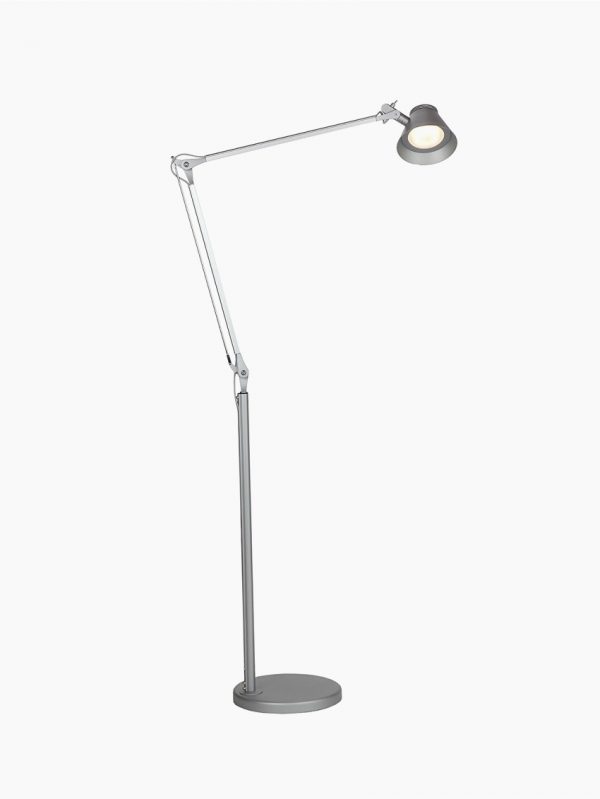 LED table floor lamps gray spots swiveling wood stand reading light SAMSUNG CHIP