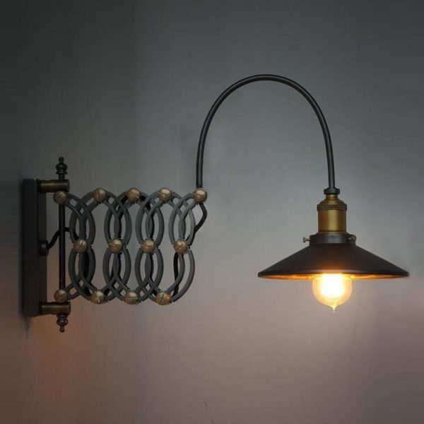 US plug in Wall Lamp Retro Light Wall Sconce Living Loft Lighting Vanity Light 