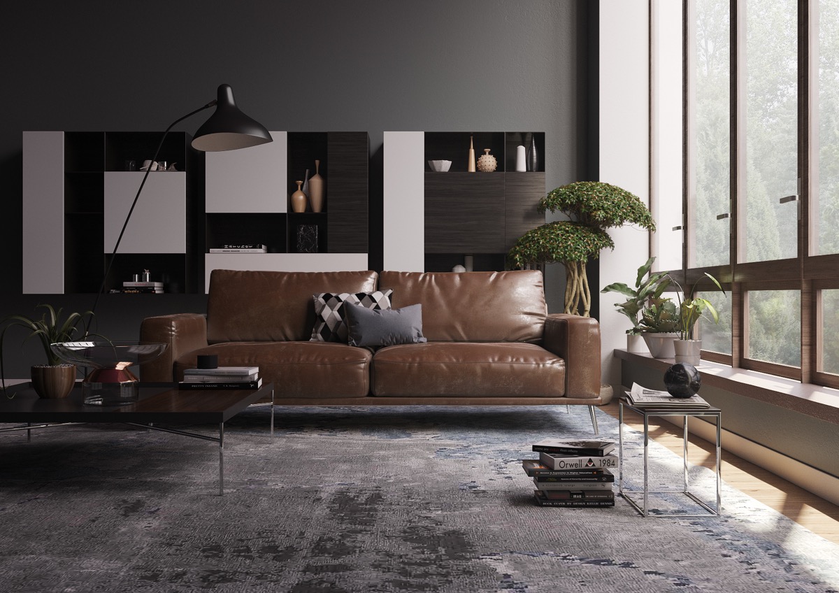 Living Rooms With Brown Sofas Tips Inspiration For Decorating Them