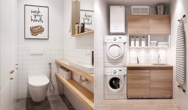 40 Modern Minimalist Style Bathrooms