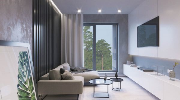 Modest Size Modern Interiors That Flirt With Feature Walls
