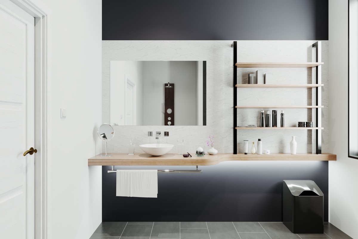 Modern Minimalist Bathroom Vanity