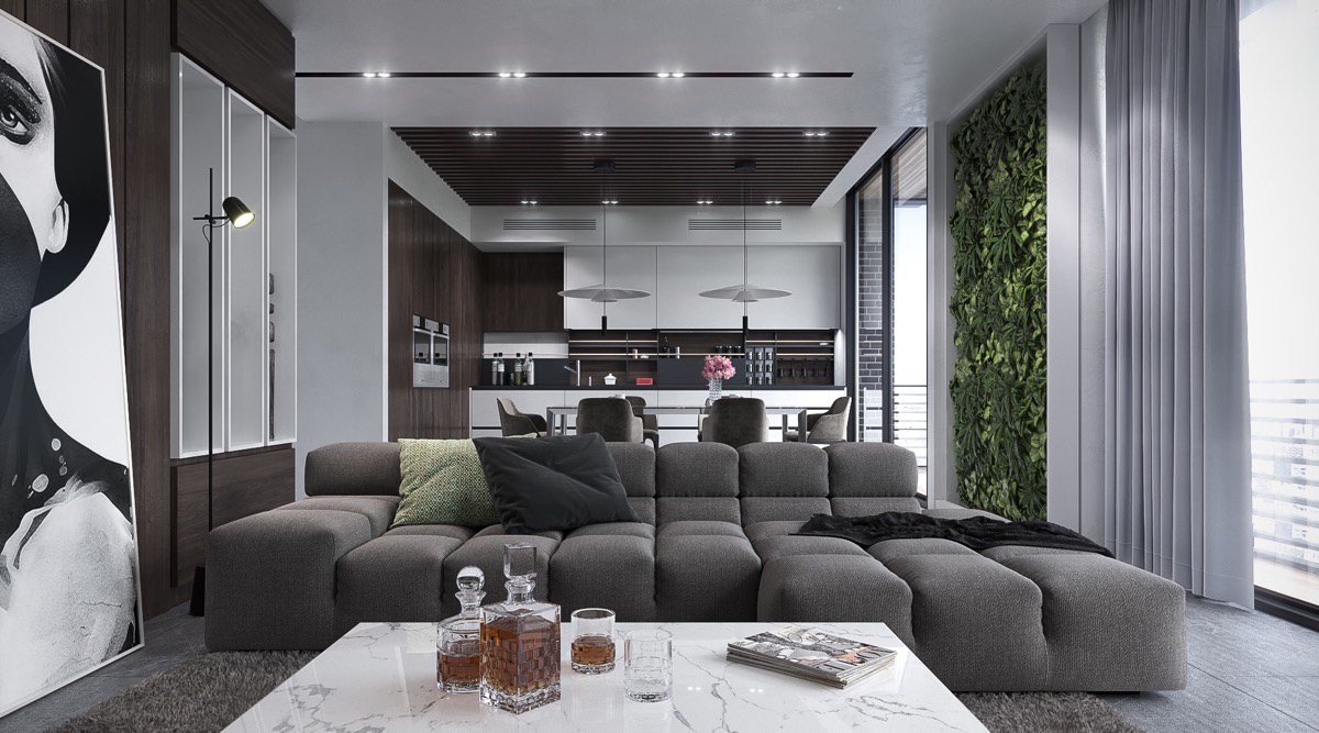 living room modern interior rooms lounge designs decor designing kitchen centrepiece act visualizer pravnik roman visit
