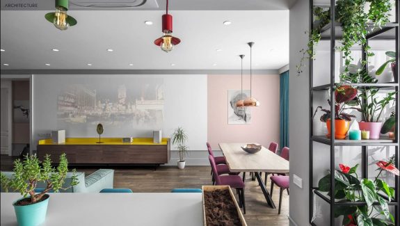 Apartment With Energised Colour Scheme