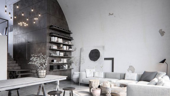 Two Examples Of Industrial Modern Rustic Interior Design