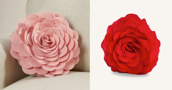 Product Of The Week: Beautiful Flower Shaped Throw Pillows