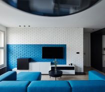Two Beautiful Blue Interiors