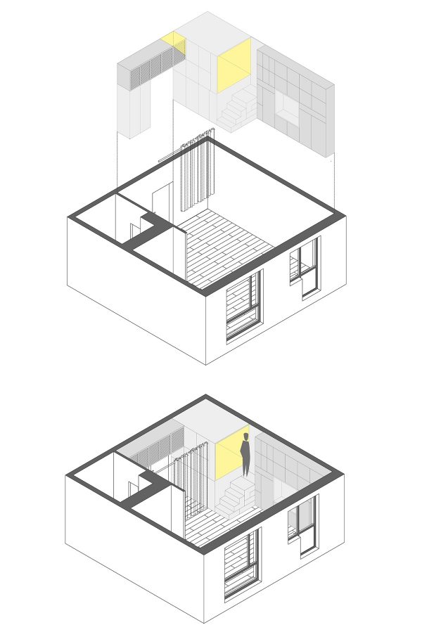 3 Tiny Interiors With Space Saving Adult Loft Beds