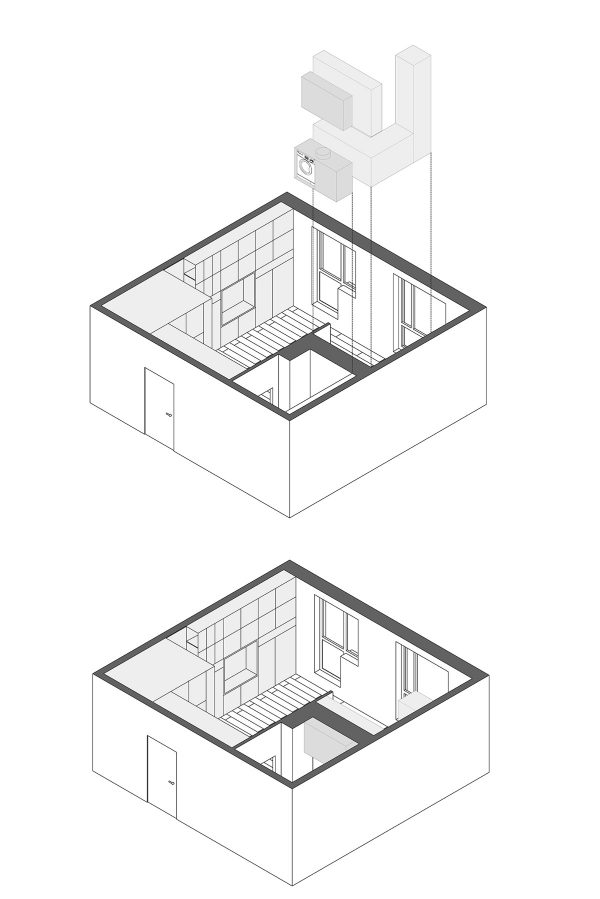3 Tiny Interiors With Space Saving Adult Loft Beds