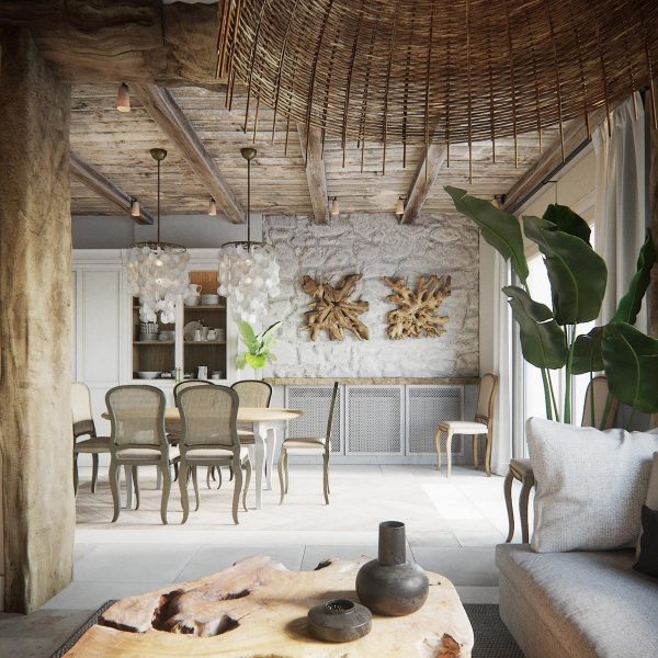 Modern rustic dining room decor | Interior Design Ideas