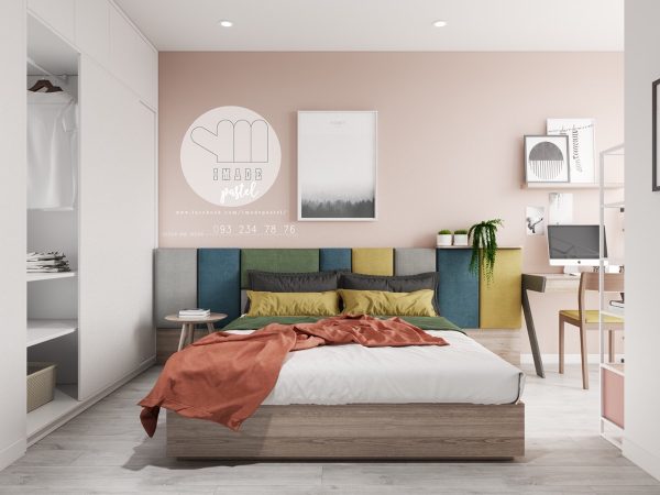 Colourful Interiors With Connection: Green, Coral, Blue And Yellow Decor