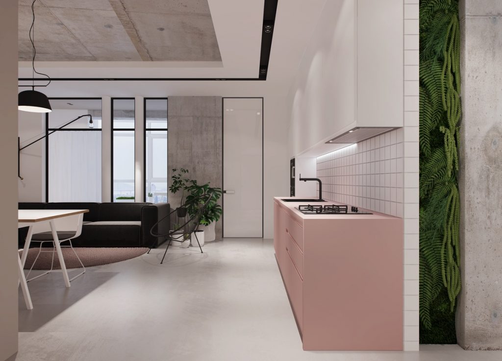 Pink kitchen | Interior Design Ideas