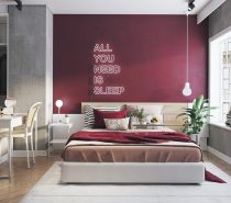 Art Lover’s Red Blue and Green Home Decor Scheme