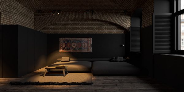 Modern Dark Interior Design
