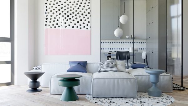 Summer Colours Decor And Interior Zoning Technique