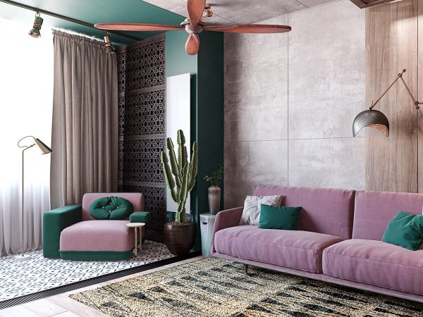 Colourful Boho Industrial Style With Moroccan Accents