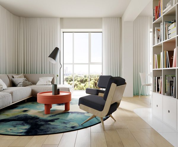 4 Bright & Cheerful Interiors That Use White & Wood To Good Effect