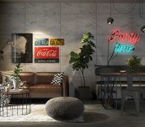 Light and Laid Back Industrial Style Interior