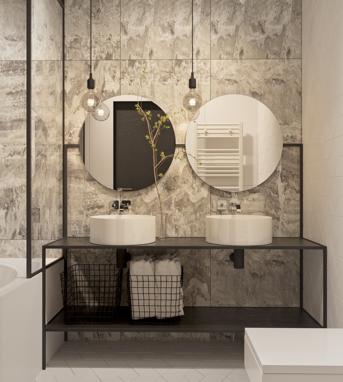 51 Industrial Style Bathrooms Plus Ideas Accessories You Can Copy From Them,Living Room Eco Friendly Interior Design
