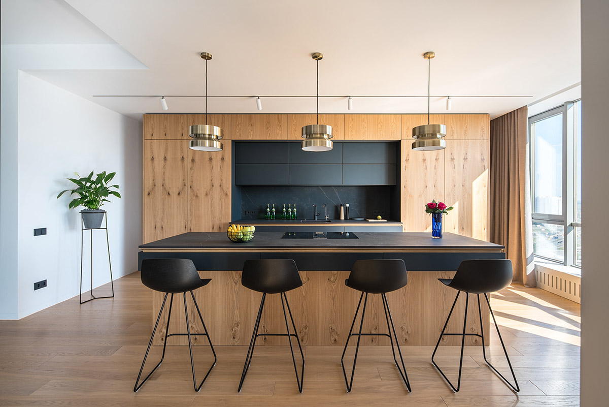 Black kitchen bar stools   Interior Design Ideas