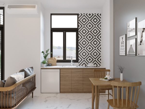bachelor apartment kitchen design