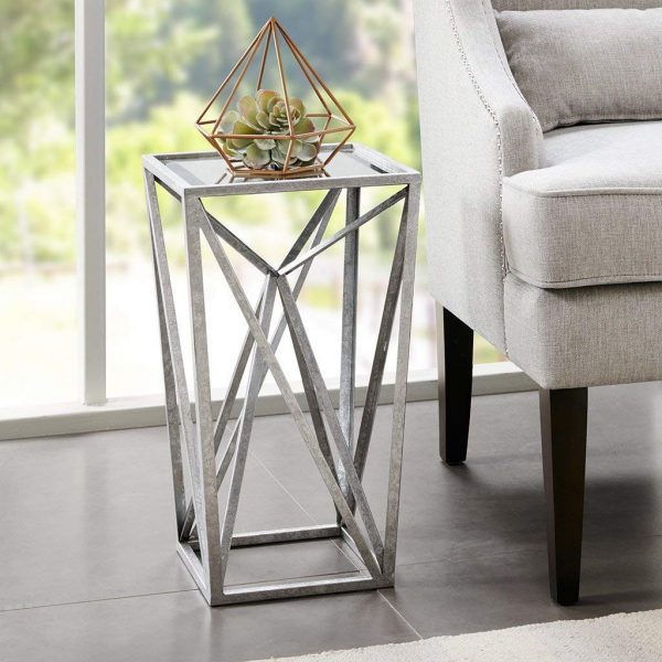 small tall lamp table