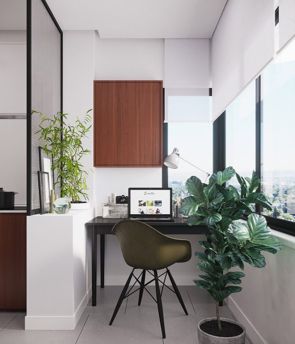 Two Different Methods of Dividing A Studio Apartment