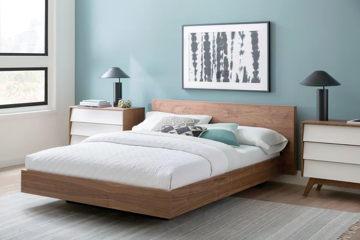 Modern Wood Frame Bed Vlrengbr