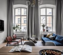 A Beautifully Grey Apartment Of A Blogger In Ukraine