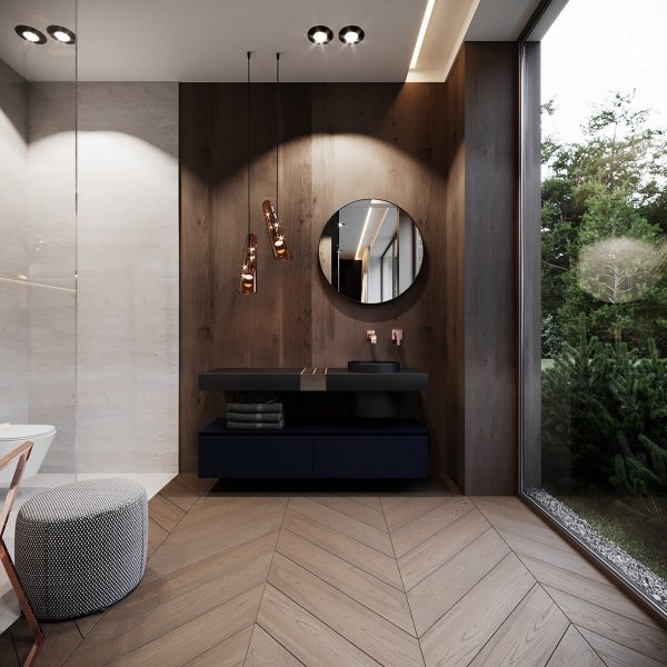 Dramatic Interior With Luxury Closets & Bathrooms