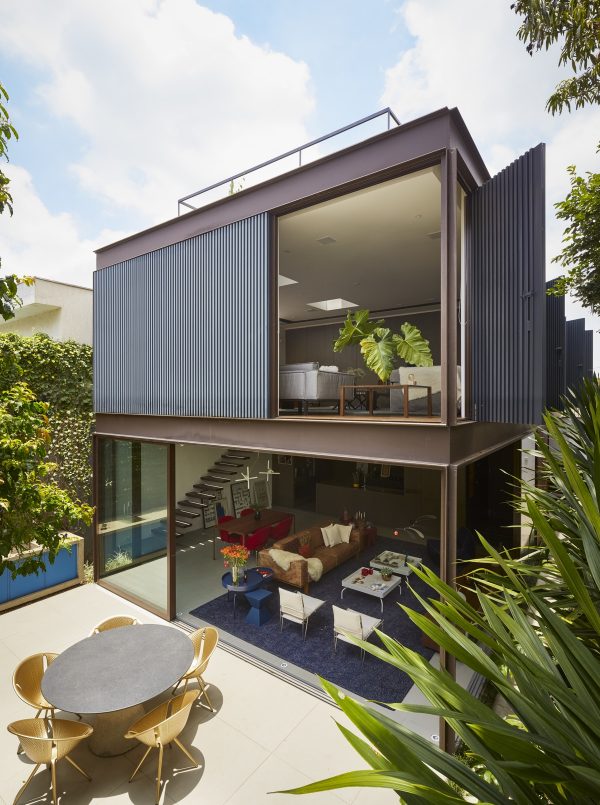 The Box House: A Modern Fortress Of Retractable Walls & Courtyards