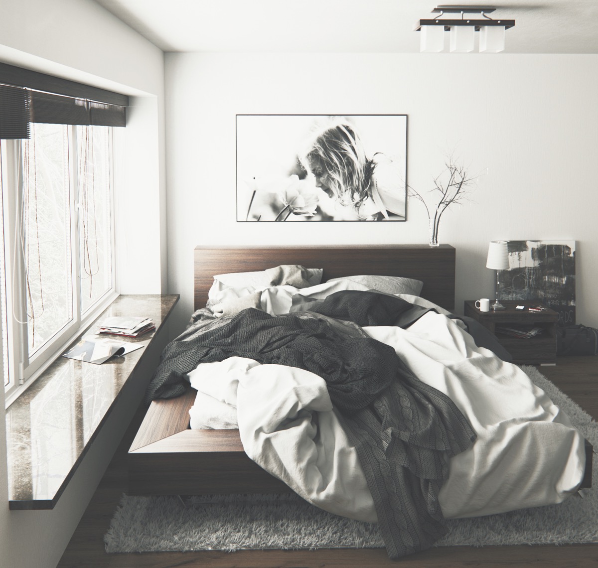 Cozy master bedroom decor