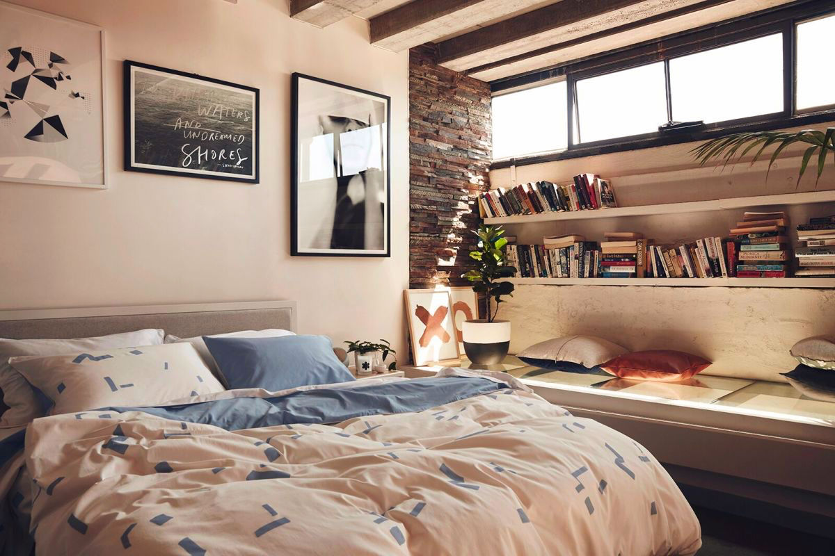Cozy small master bedroom