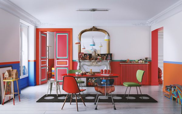 2 Quirky Interiors With Punchy Colourful Decor