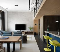 Modern Red And Blue Interior Design Inspiration