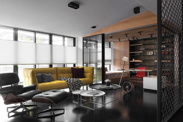 Snazzy Modern Flat With Rustic Meets Industrial Decor