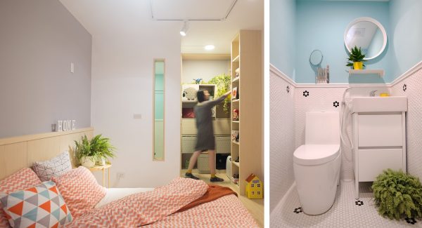 Gorgeous Colorful Remodels Of Two Taiwanese Houses Under 100 Square Meters