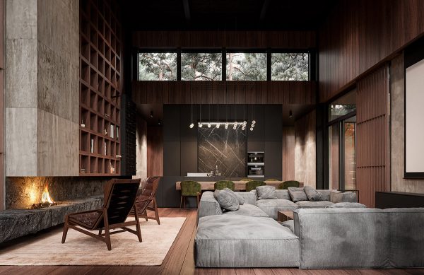 Rich Exquisite Modern Rustic Home Interior Interior Design Blogs