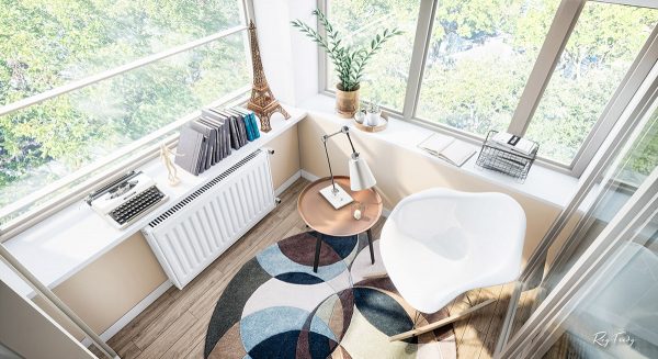 3 Beautiful Small Apartment Interiors [Includes Layout]
