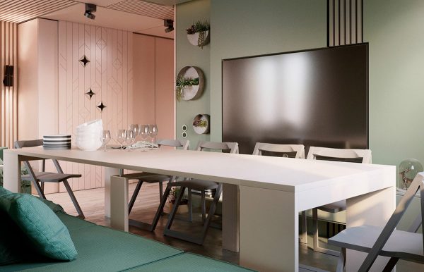 Interior Design Using Pink And Green: 3 Examples To Help You Pull It Off