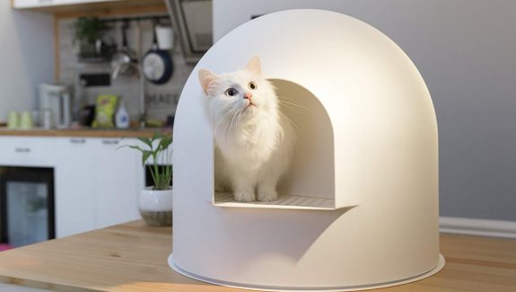 Product Of The Week: A Cute Igloo Shaped Cat Litter Box