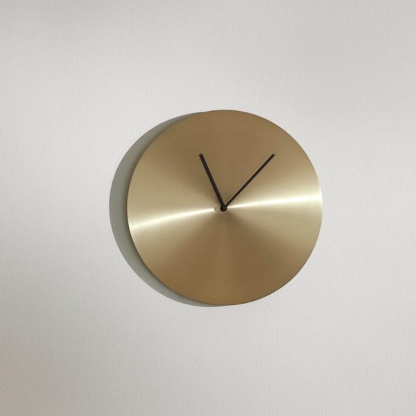 Details about   Mid-Century Modern Clock Minimalist Wall Decor Contemporary Copper Accent 