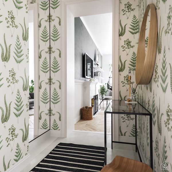 Scandinavian Style Interiors In Green