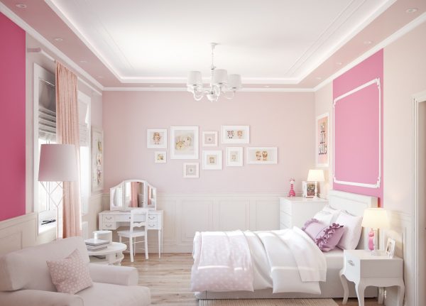 Pink Christmas Bedroom Decorations