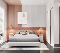 Pink And Grey Home Interiors With Cool Unique Design Features