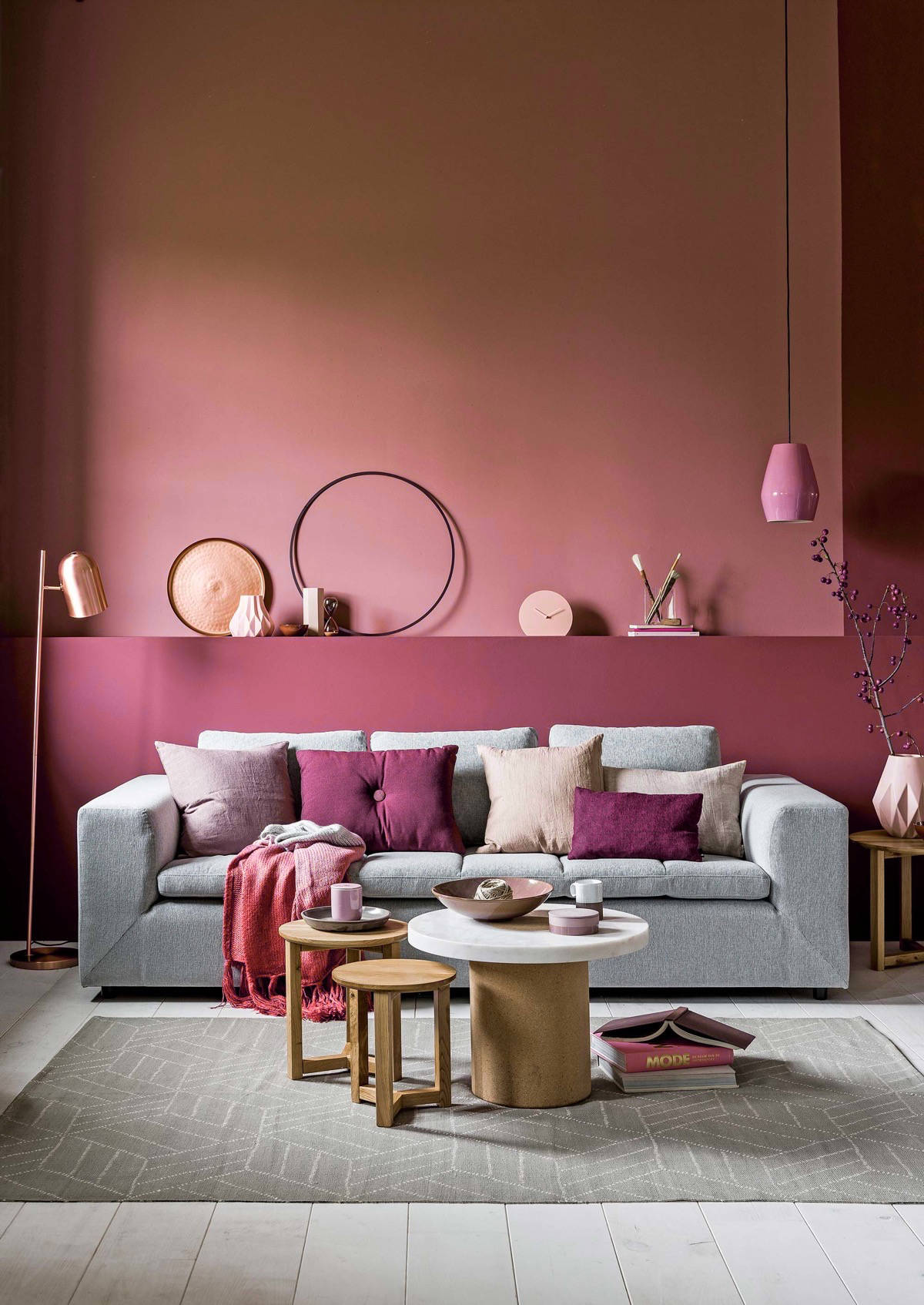 51 pink living rooms with tips, ideas and accessories to