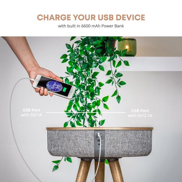 Product Of The Week: Smart Table With Built in 360° Bluetooth Speaker & Wireless Qi Charger