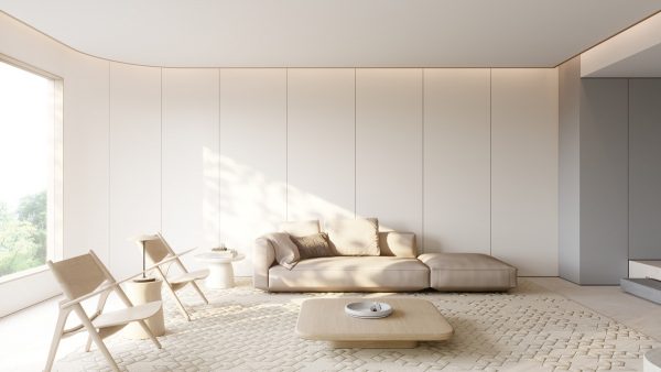 white wall panels for living room